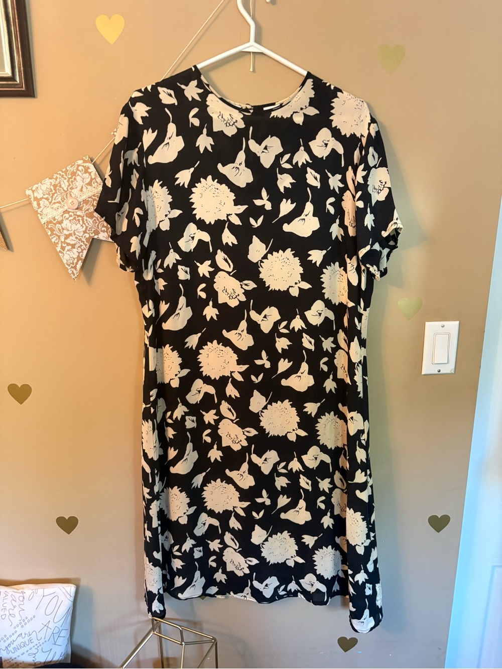 Galinda 100% Pure Silk Vintage Dress - Picture 2 of 9